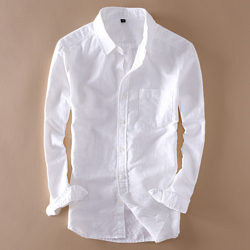 White Linen Shirt